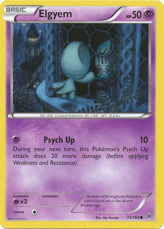 Elgyem 073/162 - XY BREAKthrough Reverse Holofoil