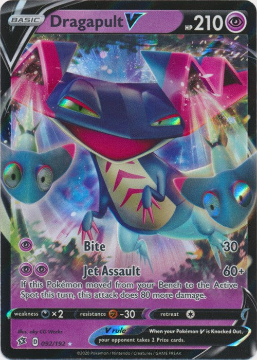 Dragapult V - 092/192 Pokemon » SWSH Rebel Clash Ultra Rare