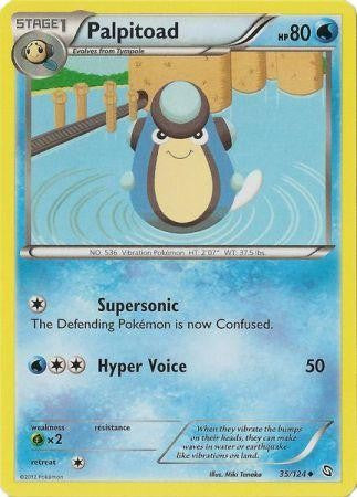 Palpitoad 35/124 - Pokemon Dragons Exalted Uncommon Card