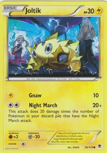 Joltik 26/119 - Common Pokemon XY Phantom Forces Card