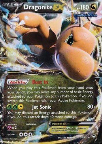 Dragonite EX 74/111 - Pokemon XY Furious Fists Ultra Rare Card