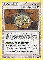 Pokemon Diamond and Pearl Majestic Dawn- Helix Fossil(Common)