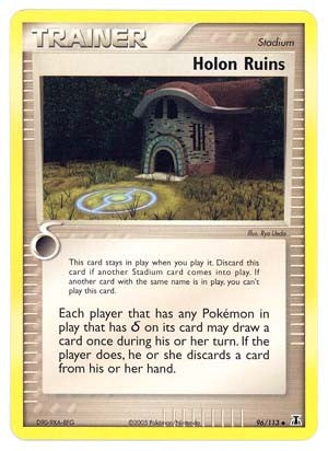Pokemon EX Delta Species- Holon Ruins