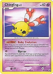 Pokemon Diamond and Pearl Majestic Dawn- Chingling(Common)
