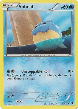 Pokemon Black & White Dragons Exalted Common Spheal #29 Pokemon Black & White Dragons Exalted Common Spheal #29
