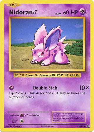 Nidoran? 43/108 Common - Pokemon XY Evolutions Single Card