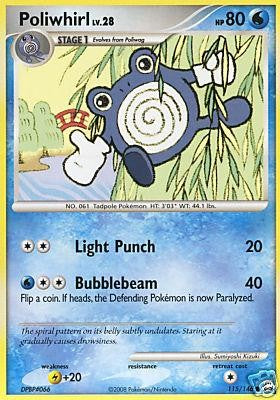 Pokemon Legends Awakened Common Card - Poliwhirl 115/146