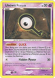 Pokemon Diamond and Pearl Majestic Dawn- Unown(Uncommon)