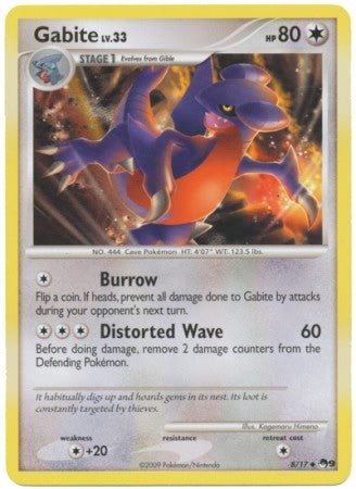 Pokemon Gabite 8/17 Uncommon Promo Single Card