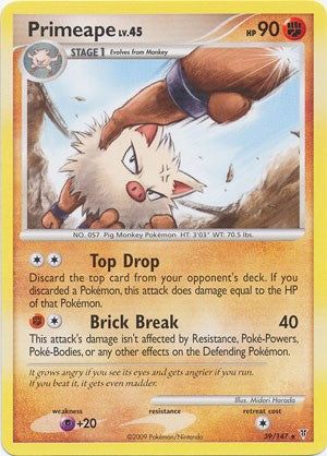 monkey pokemon card Pokemon Supreme Victors Rare Card