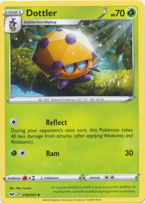 Dottler - 018/202 Pokemon » Sword and Shield Uncommon