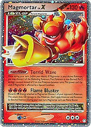 Pokemon Diamond & Pearl Mysterious Treasures-Magmortar LV.x(Holofoil)