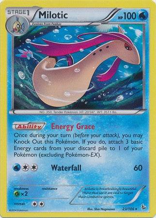 Milotic 23/106 - Pokemon XY Flashfire Holo Rare Card