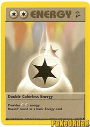 Pokemon Base Set 2 Uncommon Card - Double Colorless Energy 124/130