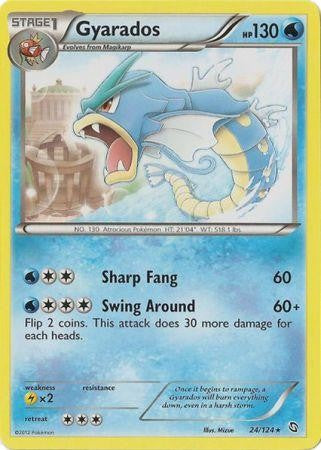 Gyarados 24/124 - Pokemon Dragons Exalted Rare Card