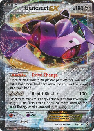 Genesect EX 64/124 Ultra Rare - Pokemon XY Fates Collide Card Genesect EX 64/124 Ultra Rare - Pokemon XY Fates Collide Card