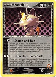 Pokemon Team Rocket Returns - Rocket's Meowth