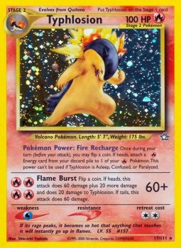 Pokemon Neo Genesis - Typhlosion Holofoil