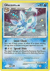 Pokemon Diamond and Pearl Majestic Dawn- Glaceon(Holofoil)