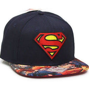Superman Logo Sublimated Bill Snapback