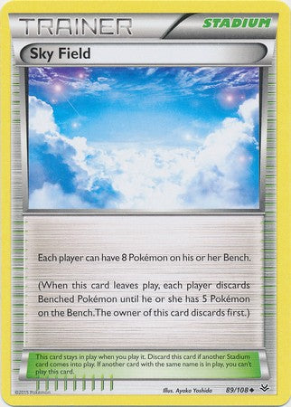 Sky Field 89/108 Uncommon - Pokemon XY Roaring Skies Card
