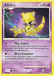 Pokemon Diamond & Pearl Mysterious Treasures-Abra