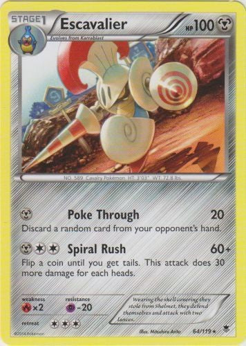 Escavalier 64/119 - Rare Pokemon XY Phantom Forces Card