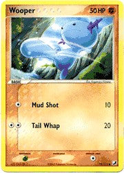 Pokemon EX Unseen Forces Common Card - Wooper 79/115