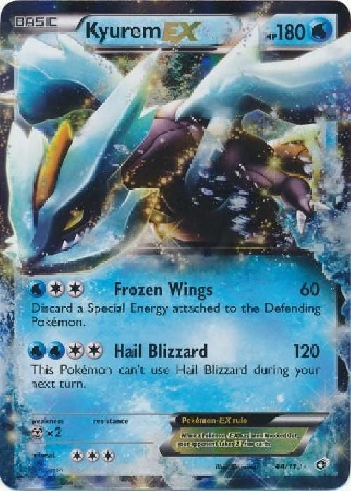 Kyurem EX 44/113 - Pokemon Legendary Treasures Ultra Rare Card