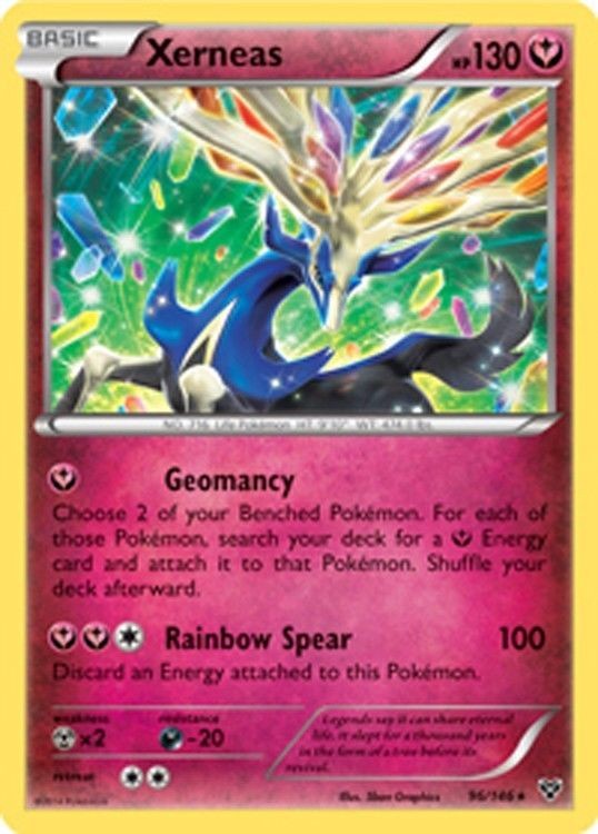 Pokemon X & Y Base Set Xerneas #96