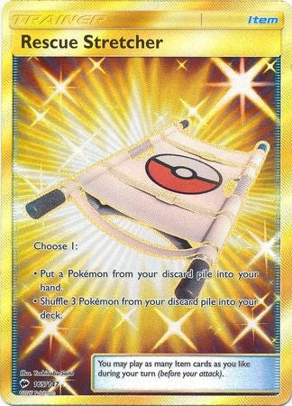 Rescue Stretcher 165/147 Secret Rare - Pokemon Sun & Moon Burning Shadows Card