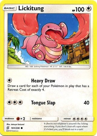 Lickitung - 161/236 - Common Sun & Moon: Unified Minds