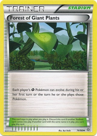 Forest of Giant Plants 74/98 UNCOMMON - Pokemon XY Ancient Origins Card