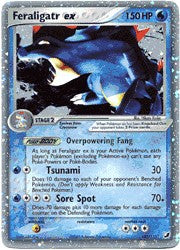 Pokemon EX Unseen Forces Ultra Rare Card - Feraligatr ex 103/115