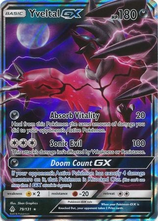 Yveltal GX 79/131 Ultra Rare - Pokemon Sun & Moon Forbidden Light Card