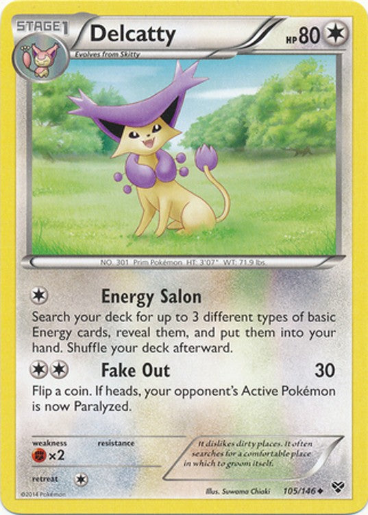 Delcatty 105/146 - Pokemon XY Uncommon Card