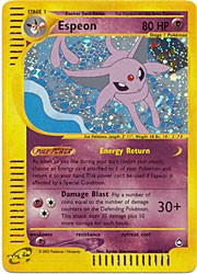 Pokemon Aquapolis - Espeon Holofoil