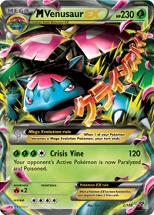 M Venusaur EX 2/146 - Pokemon XY Holo Ultra Rare Card