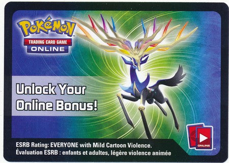 Xerneas Pokemon Legend of Kalos Tin Code Card