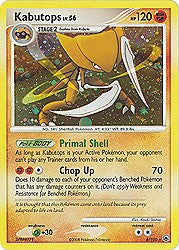 Pokemon Diamond and Pearl Majestic Dawn- Kabutops(Holofoil)