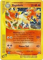 Pokemon Expedition - Rapidash Holofoil