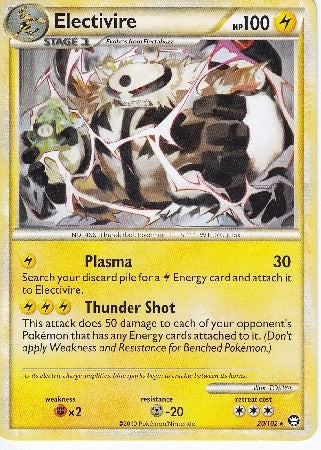 Pokemon Card HS Triumphant Electrive Rare 20/102 PokeOrder.com Pokemon Card HS Triumphant Electrive Rare 20/102 PokeOrder.com