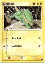 pokemon card electrike Pokemon EX Emerald Common Electrike #48