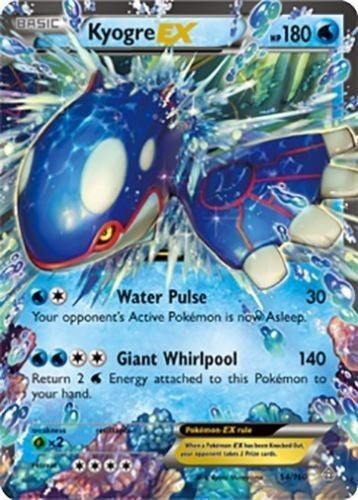 Kyogre EX 54/160 Ultra Rare - XY Primal Clash Single Card