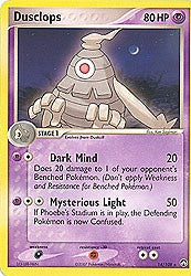 Pokemon EX Power Keepers Rare Card - Dusclops 14/108