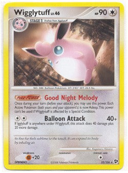 Pokemon Diamond & Pearl Great Encounters - Wigglytuff (Rare) Card