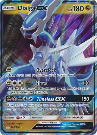 Dialga GX 100/156 Ultra Rare - Pokemon Ultra Prism