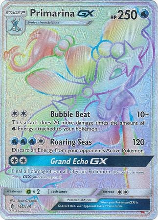 pokemon card primarina gx Pokmon 42/149 Sun & Moon Ultra Rare An individual card from the Pokmon trading and collectible card game (TCG/CCG) Pokemon Primarina GX | Mercari
