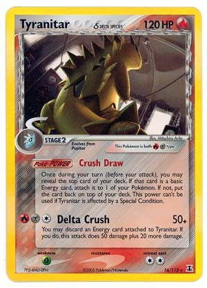 Pokemon EX Delta Species- Tyranitar