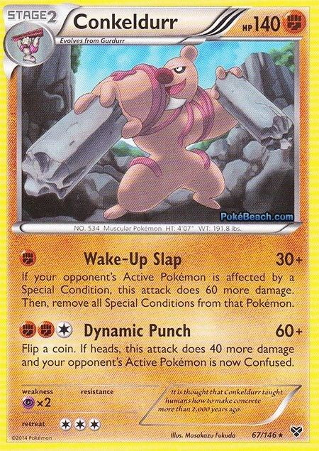 Conkeldurr 67/146 - Pokemon XY Rare Card Conkeldurr 67/146 - Pokemon XY Rare Card